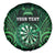 Personalised New Zealand Darts Spare Tire Cover Green Dart Board Maori Pattern