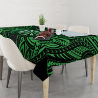 Personalised New Zealand Darts Tablecloth Green Dart Board Maori Pattern LT05 - Polynesian Pride