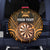 Personalised New Zealand Darts Spare Tire Cover Gold Dart Board Maori Pattern