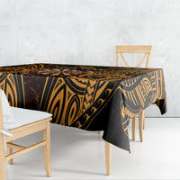 Personalised New Zealand Darts Tablecloth Gold Dart Board Maori Pattern LT05 - Polynesian Pride