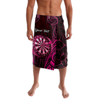 Personalised New Zealand Darts Lavalava Pink Dart Board Maori Pattern LT05 Pink - Polynesian Pride