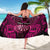 Personalised New Zealand Darts Sarong Pink Dart Board Maori Pattern