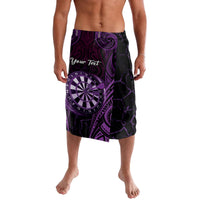 Personalised New Zealand Darts Lavalava Purple Dart Board Maori Pattern LT05 Purple - Polynesian Pride