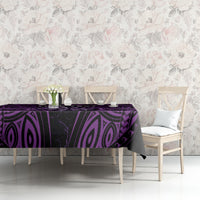 Personalised New Zealand Darts Tablecloth Purple Dart Board Maori Pattern LT05 - Polynesian Pride