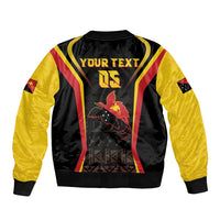 Custom Papua New Guinea Cricket Bomber Jacket 2024 World Cup LT05 - Polynesian Pride