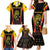 Custom Papua New Guinea Cricket Family Matching Mermaid Dress and Hawaiian Shirt 2024 World Cup