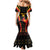 Custom Papua New Guinea Cricket Family Matching Mermaid Dress and Hawaiian Shirt 2024 World Cup