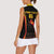 Custom Papua New Guinea Cricket Women Sleeveless Polo Shirt 2024 World Cup