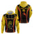 Custom Papua New Guinea Cricket Zip Hoodie 2024 World Cup