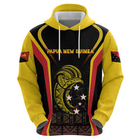 Custom Papua New Guinea Cricket Zip Hoodie 2024 World Cup LT05 - Polynesian Pride