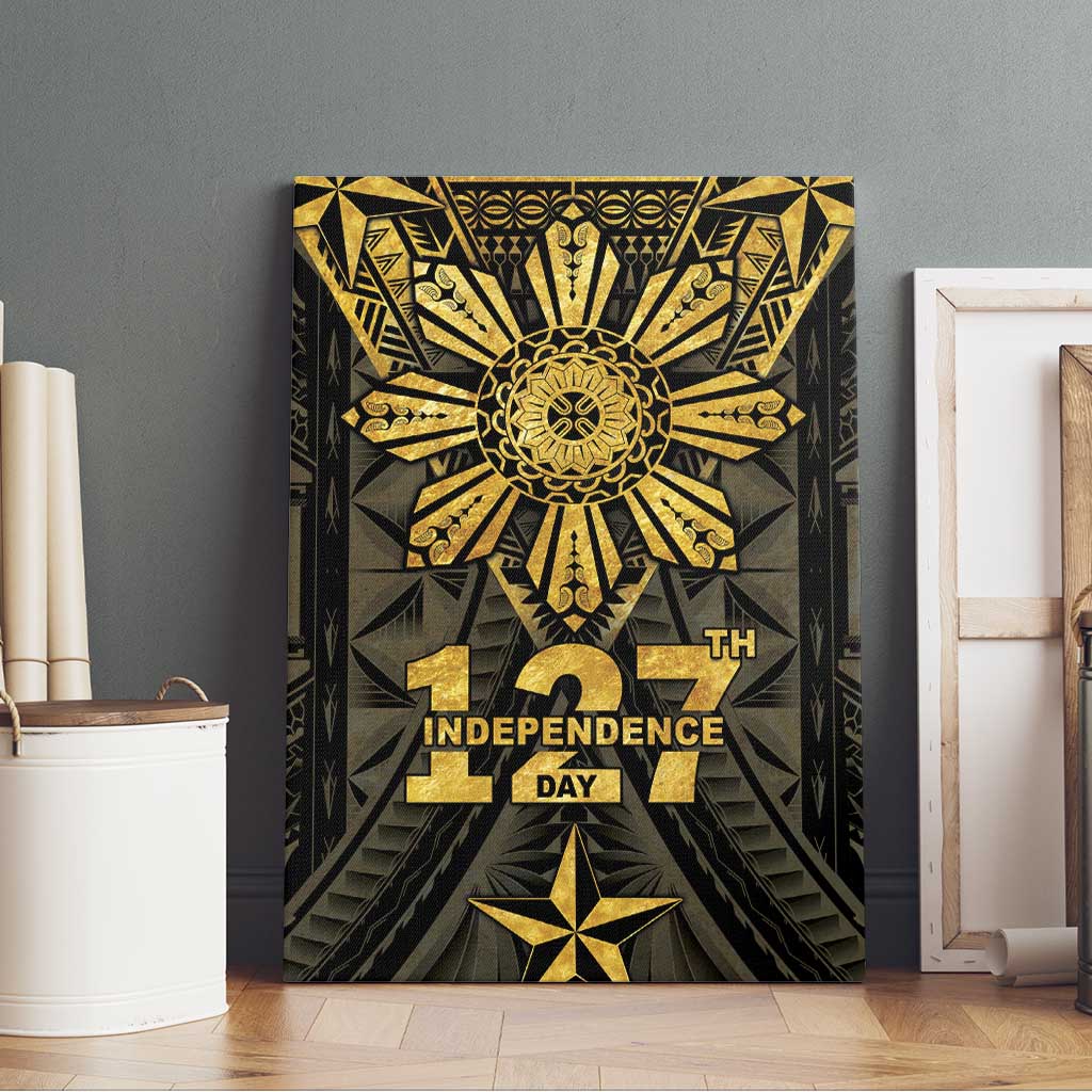 Philippines Independence Day Canvas Wall Art Filipinos Sun Star Tribal LT05 - Polynesian Pride