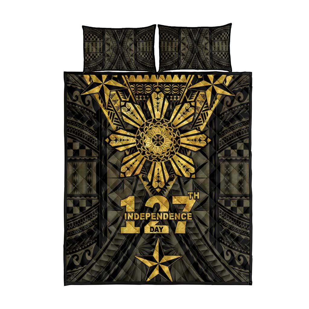 Philippines Independence Day Quilt Bed Set Filipinos Sun Star Tribal LT05 - Polynesian Pride