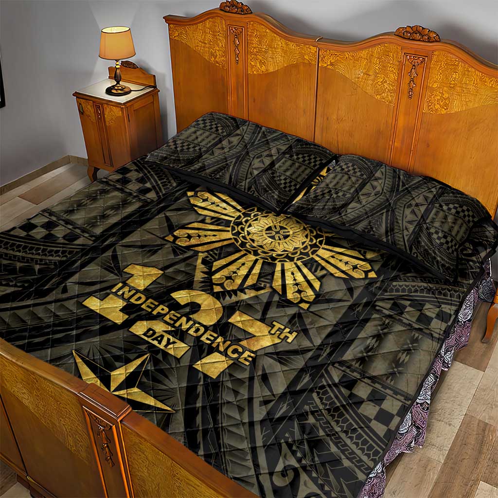 Philippines Independence Day Quilt Bed Set Filipinos Sun Star Tribal LT05 - Polynesian Pride