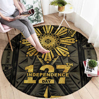 Philippines Independence Day Round Carpet Filipinos Sun Star Tribal LT05 - Polynesian Pride