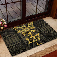 Philippines Independence Day Rubber Doormat Filipinos Sun Star Tribal LT05 - Polynesian Pride