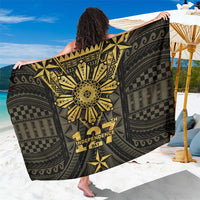 Philippines Independence Day Sarong Filipinos Sun Star Tribal LT05 One Size 44 x 66 inches Gold - Polynesian Pride