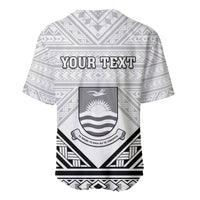 Personalised Kiribati Gospel Day Baseball Jersey Coat Of Arms Polynesian Pattern LT05 - Polynesian Pride