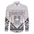 Personalised Kiribati Gospel Day Family Matching Long Sleeve Bodycon Dress and Hawaiian Shirt Coat Of Arms Polynesian Pattern