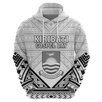 Personalised Kiribati Gospel Day Hoodie Coat Of Arms Polynesian Pattern LT05 - Polynesian Pride