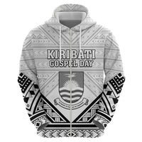 Personalised Kiribati Gospel Day Hoodie Coat Of Arms Polynesian Pattern LT05 - Polynesian Pride
