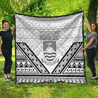 Kiribati Gospel Day Quilt Coat Of Arms Polynesian Pattern LT05 - Polynesian Pride