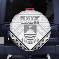 Kiribati Gospel Day Spare Tire Cover Coat Of Arms Polynesian Pattern LT05 - Polynesian Pride