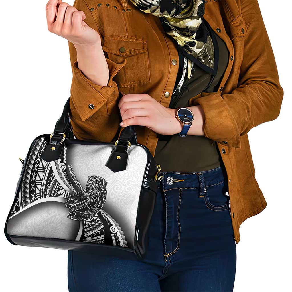 Solomon Islands Nguzunguzu Shoulder Handbag Polynesian Tribal Pattern LT05 - Polynesian Pride