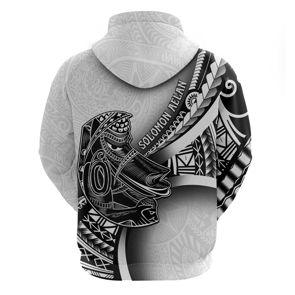 Solomon Islands Nguzunguzu Zip Hoodie Polynesian Tribal Pattern LT05 - Polynesian Pride