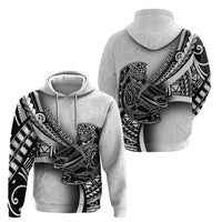 Solomon Islands Nguzunguzu Zip Hoodie Polynesian Tribal Pattern LT05 - Polynesian Pride