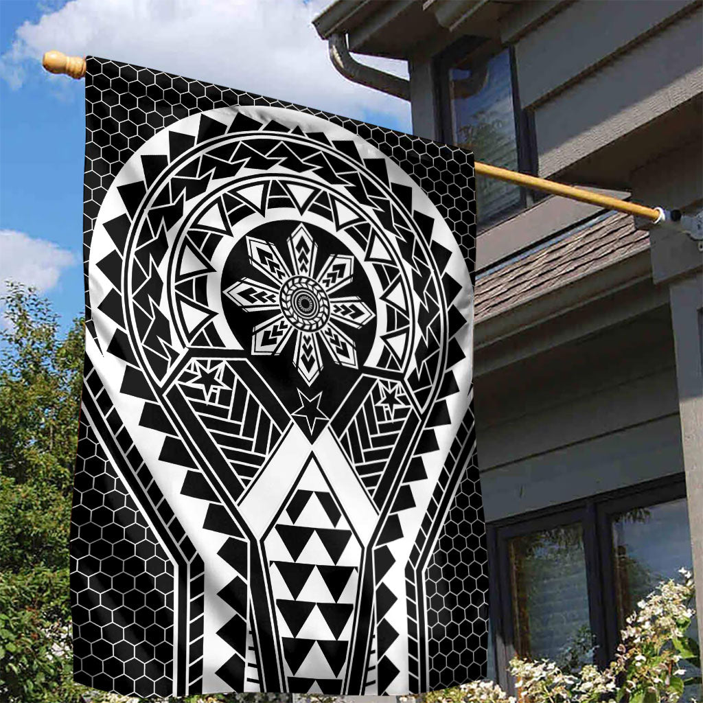 Philippines Batok Tribal Inspired Tattoo Black Garden Flag LT05 - Polynesian Pride