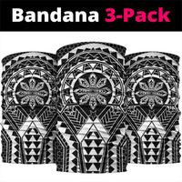 Philippines Batok Tribal Inspired Tattoo Black Neck Gaiter LT05 package One Size: 25*50cm Black - Polynesian Pride