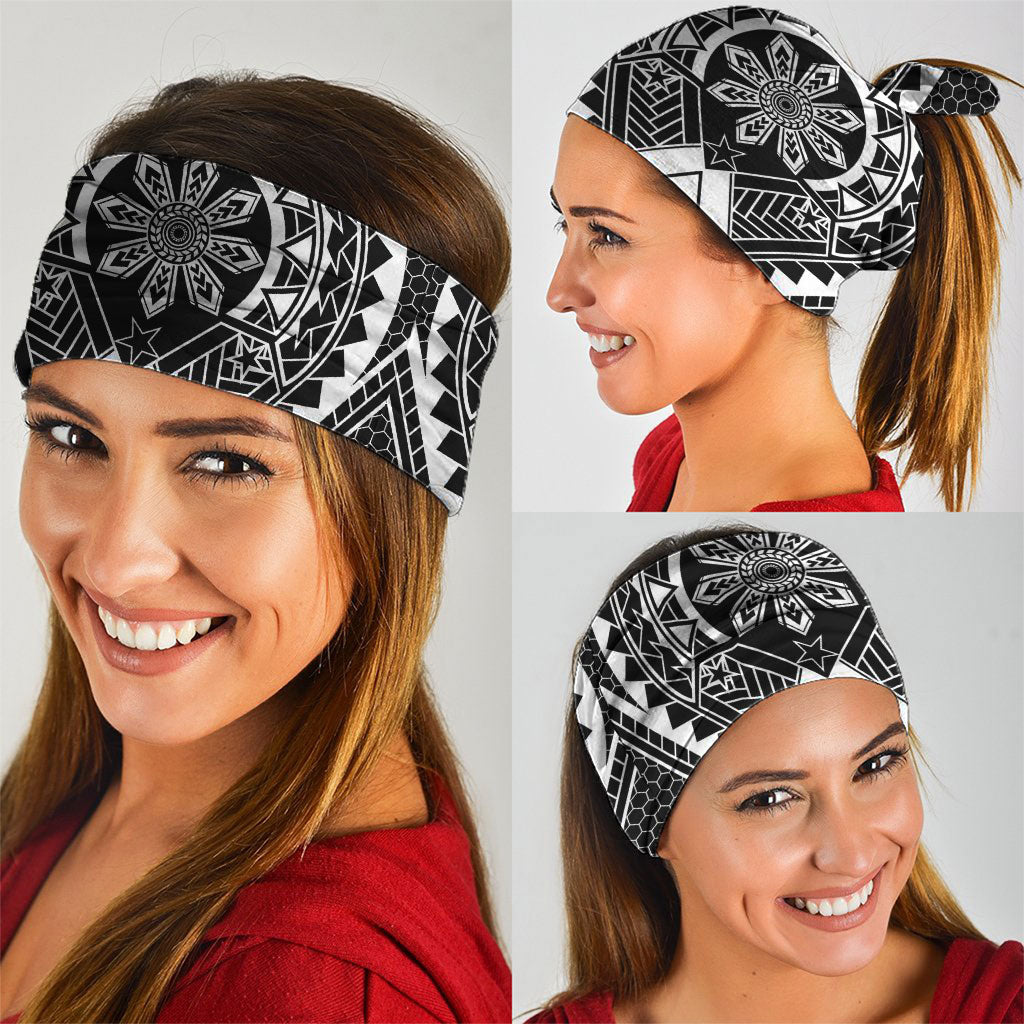 Philippines Batok Tribal Inspired Tattoo Black Neck Gaiter LT05 - Polynesian Pride