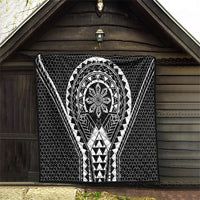 Philippines Batok Tribal Inspired Tattoo Black Quilt LT05 - Polynesian Pride
