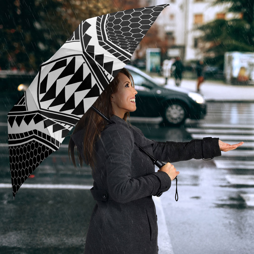 Philippines Batok Tribal Inspired Tattoo Black Umbrella LT05 - Polynesian Pride