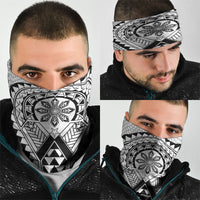 Philippines Batok Tribal Inspired Tattoo White Neck Gaiter LT05 - Polynesian Pride