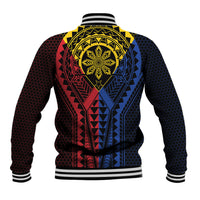 Philippines Batok Tribal Inspired Tattoo Baseball Jacket LT05 - Polynesian Pride