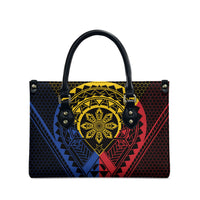 Philippines Batok Tribal Inspired Tattoo Leather Bag LT05 - Polynesian Pride