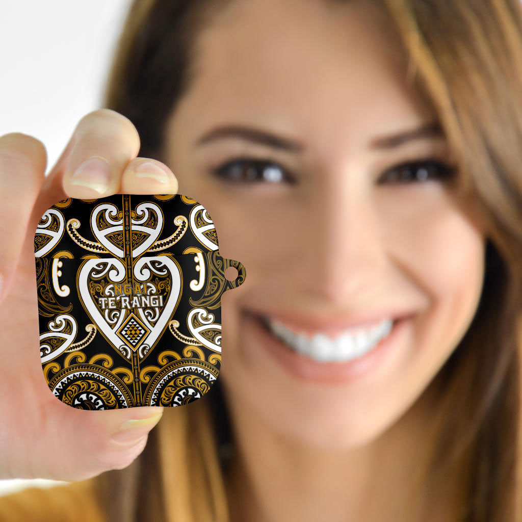 Aotearoa Ngai Te Rangi AirPods Case Maori Tribal Pattern LT05 - Polynesian Pride