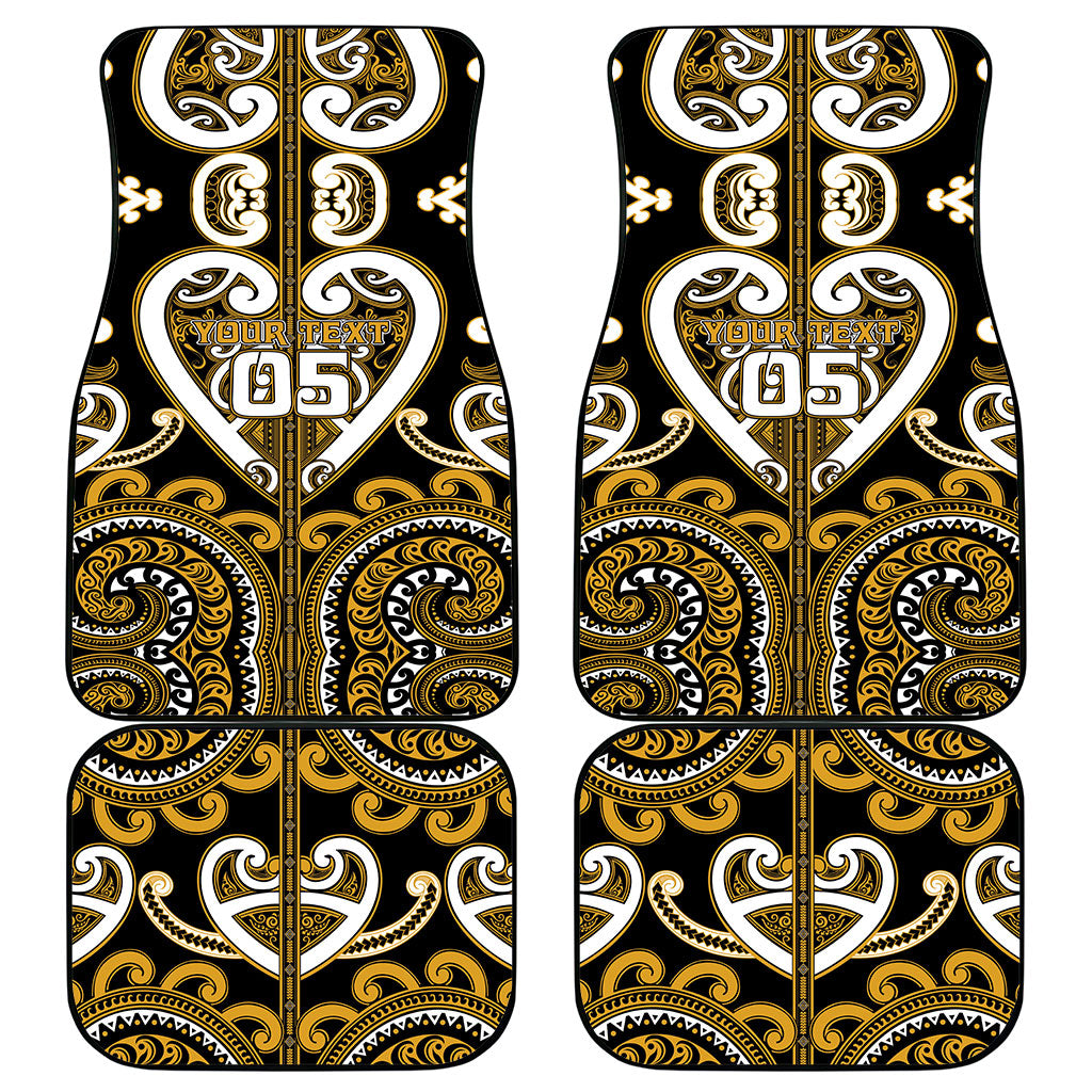Custom Aotearoa Ngai Te Rangi Car Mats Maori Tribal Pattern LT05 - Polynesian Pride