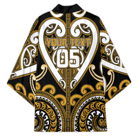 Custom Aotearoa Ngai Te Rangi Kimono Maori Tribal Pattern LT05 - Polynesian Pride