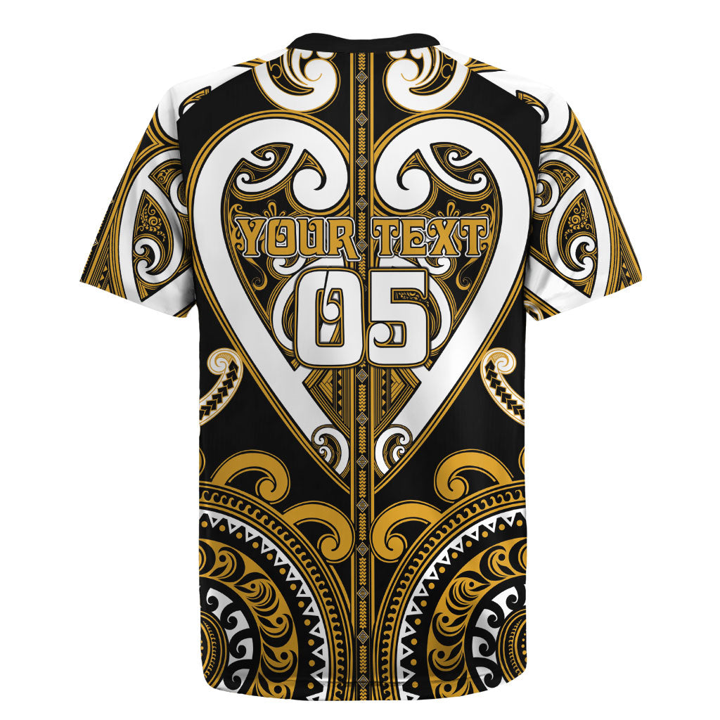 Custom Aotearoa Ngai Te Rangi Rugby Jersey Maori Tribal Pattern LT05 - Polynesian Pride