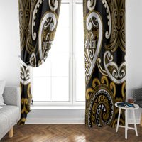 Aotearoa Ngai Te Rangi Window Curtain Maori Tribal Pattern LT05 - Polynesian Pride