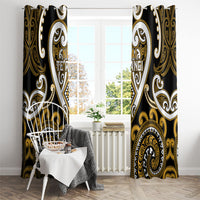 Aotearoa Ngai Te Rangi Window Curtain Maori Tribal Pattern LT05 - Polynesian Pride