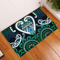 Aotearoa Ngati Ranginui Rubber Doormat Maori Tribal Pattern LT05 - Polynesian Pride