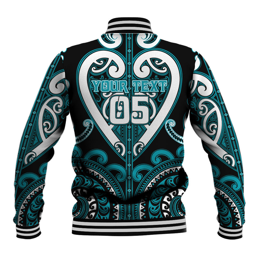 Custom Aotearoa Tapuika Baseball Jacket Maori Tribal Pattern LT05 - Polynesian Pride