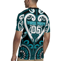 Custom Aotearoa Tapuika Rugby Jersey Maori Tribal Pattern LT05 - Polynesian Pride