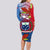 Personalized Samoa Long Sleeve Bodycon Dress Teuila Torch Ginger Mix Polynesian Tribal LT05 - Polynesian Pride