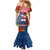 Personalized Samoa Mermaid Dress Teuila Torch Ginger Mix Polynesian Tribal LT05 - Polynesian Pride