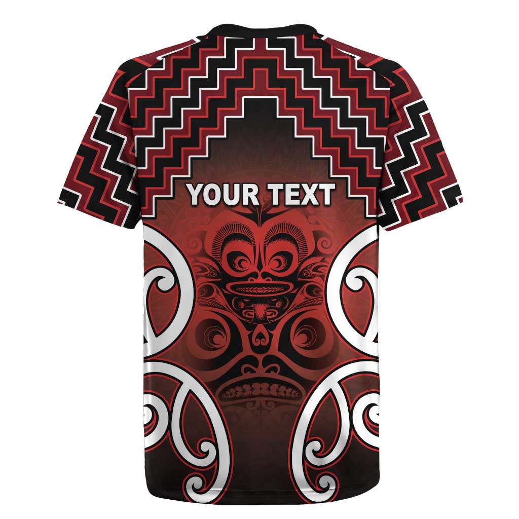 Personalised Aotearoa Mana Motuhake Rugby Jersey Poutama With Maori Pattern LT05 - Polynesian Pride
