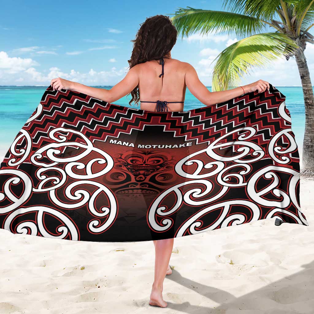 Aotearoa Mana Motuhake Sarong Poutama With Maori Pattern LT05 - Polynesian Pride